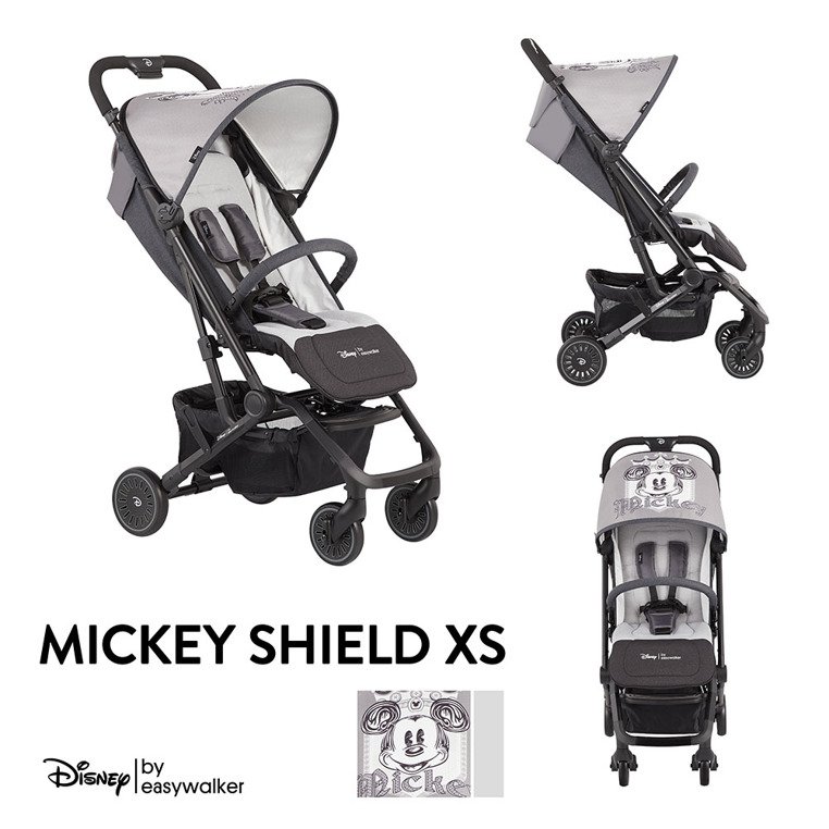 Disney by Easywalker Buggy XS Wózek spacerowy z osłonką przeciwdeszczową Mickey Shield