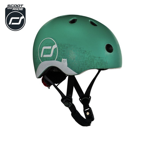 Kask z odblaskami XXS-S Forest Owl Kask z odblaskami XXS-S Forest Owl