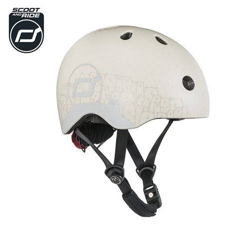 Kask z odblaskami XXS-S Ash Bear