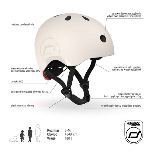 Kask S-M Ash