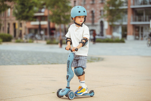 SCOOTANDRIDE Zestaw ochraniaczy dla dzieci XXS Steel