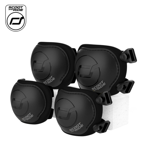 SCOOTANDRIDE Zestaw ochraniaczy dla dzieci XXS Black